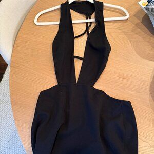 Black cut out short going out dress - Tobi